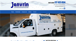 Desktop Screenshot of janvrinplumbing.com